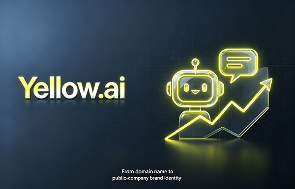 SPAC估值5.5億美元|Yellow.ai印證：.ai域名可承載上市公司品牌
