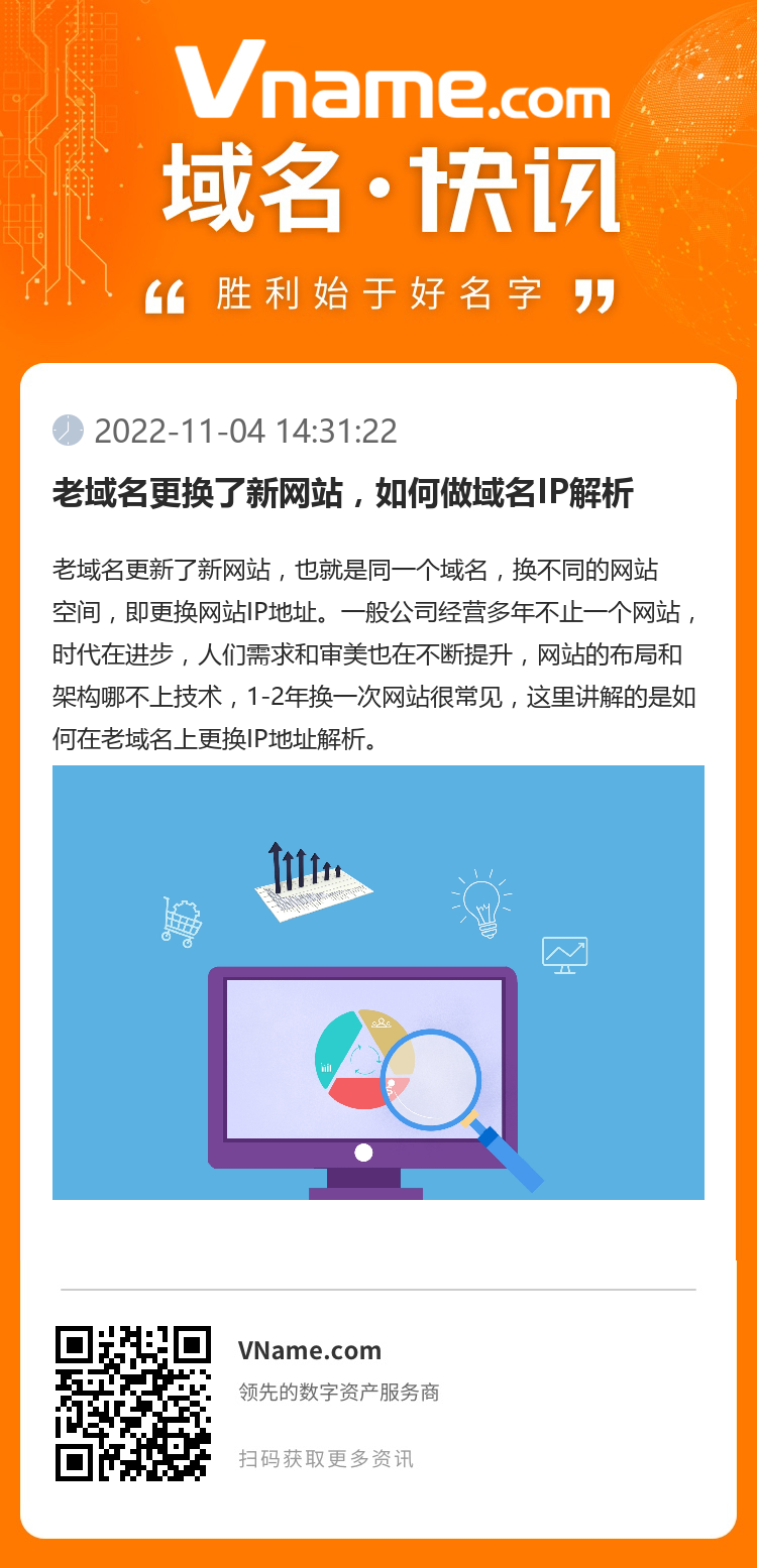 老域名更換了新網站，如何做域名IP解析