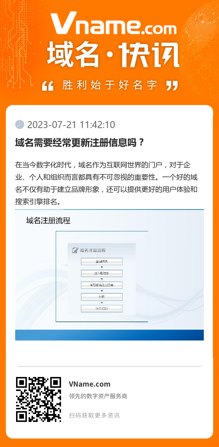 域名需要經常更新注冊信息嗎？
