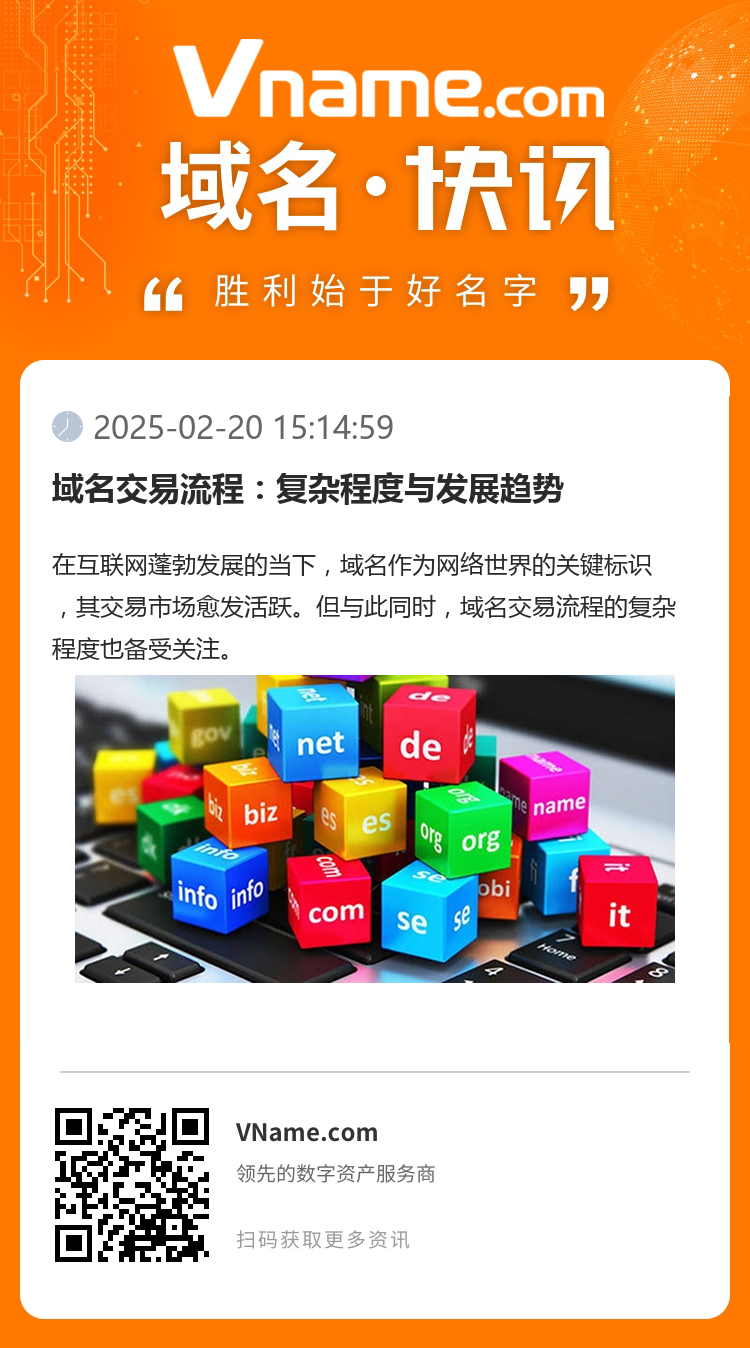 域名交易流程：復雜程度與發(fā)展趨勢