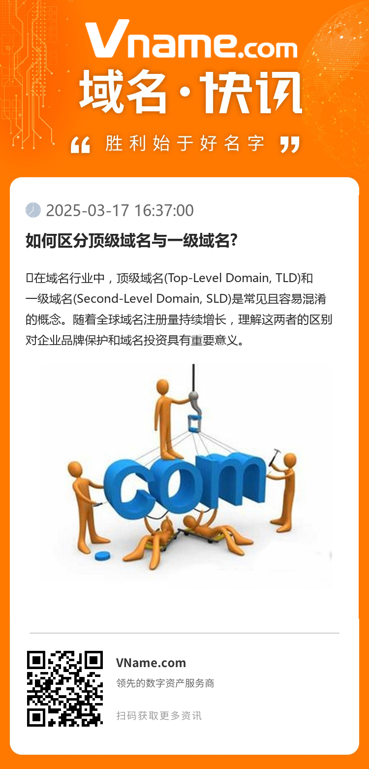 如何區(qū)分頂級(jí)域名與一級(jí)域名?