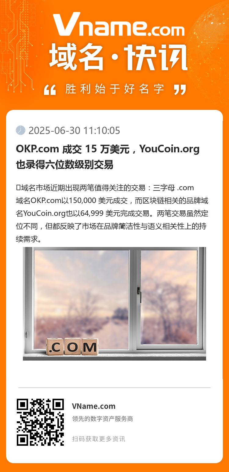 OKP.com 成交 15 萬美元，YouCoin.org 也錄得六位數級別交易