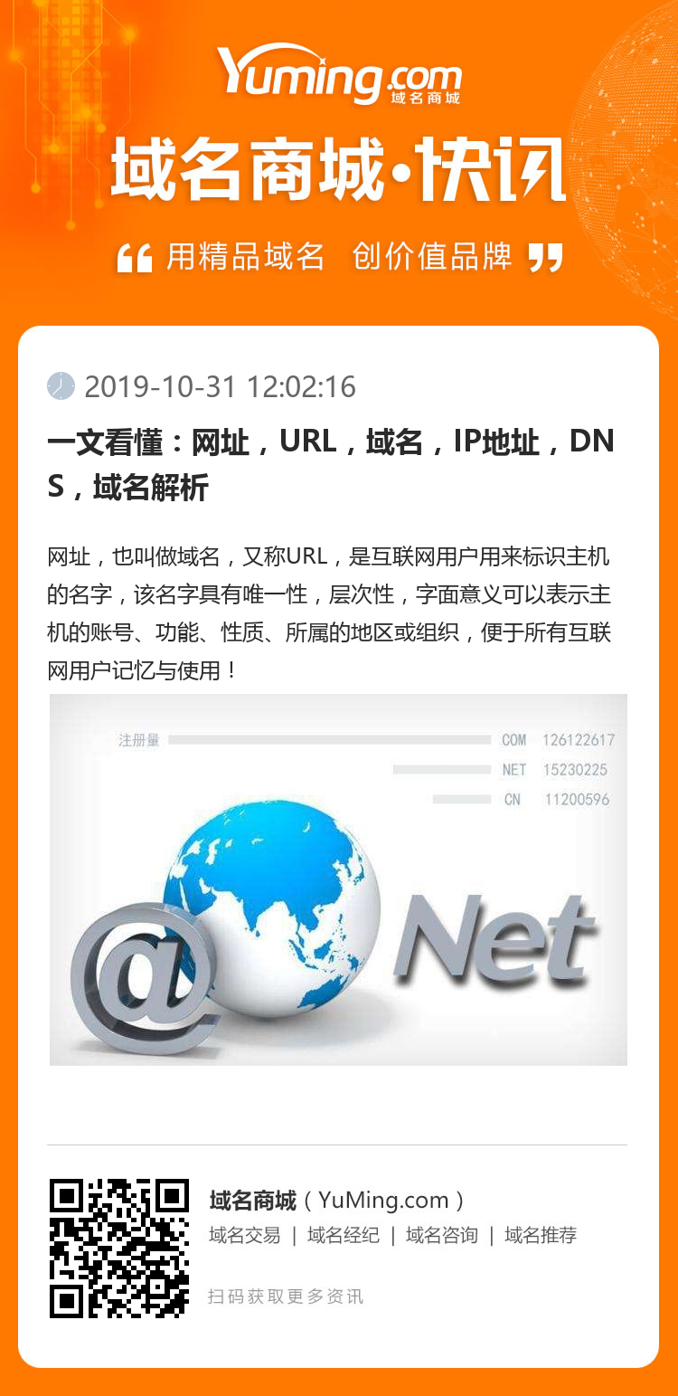 一文看懂：網址，URL，域名，IP地址，DNS，域名解析